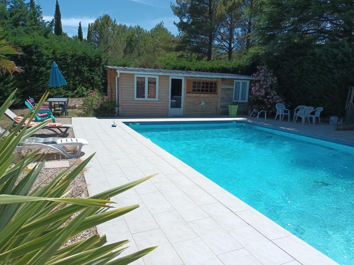 Chalet Banane Devant Piscine, A 6Km Du Festival De Piano De La Roque D'Antheron Rognes Zewnętrze zdjęcie